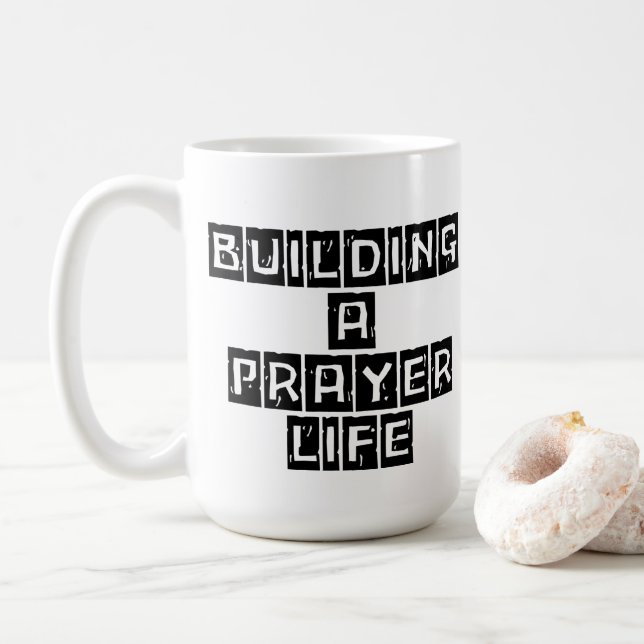Building a Prayer Life Kaffeetasse (Mit Donut)