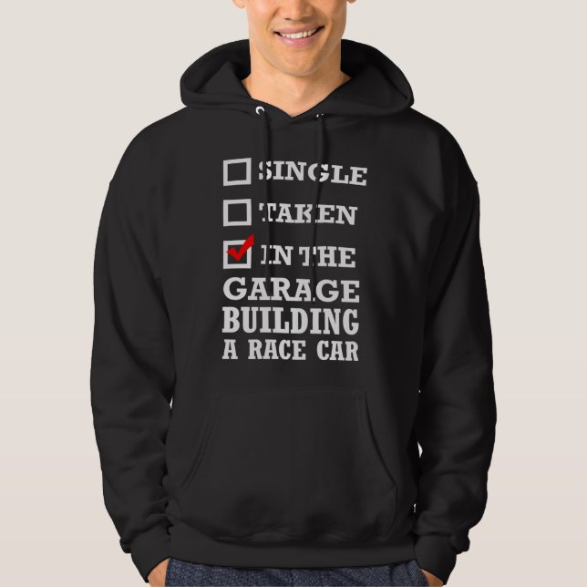 Building A Racecar Hoodie (Vorderseite)