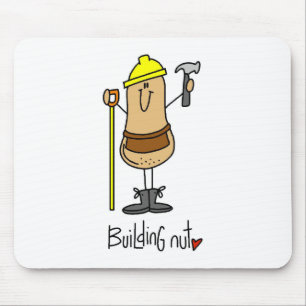 Building Nut T-Shirts und Geschenke Mousepad