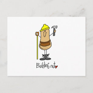 Building Nut T-Shirts und Geschenke Postkarte