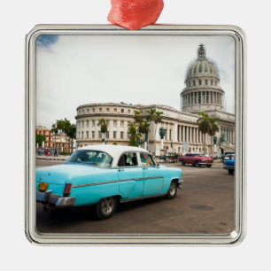 Building of Capitol in Havana Ornament Aus Metall