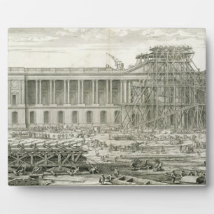 Building of the Main Entrance of the Louvre, Paris Fotoplatte