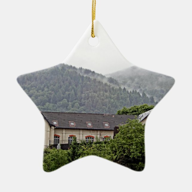 BuildingInTheHills Keramik Ornament (Vorne)