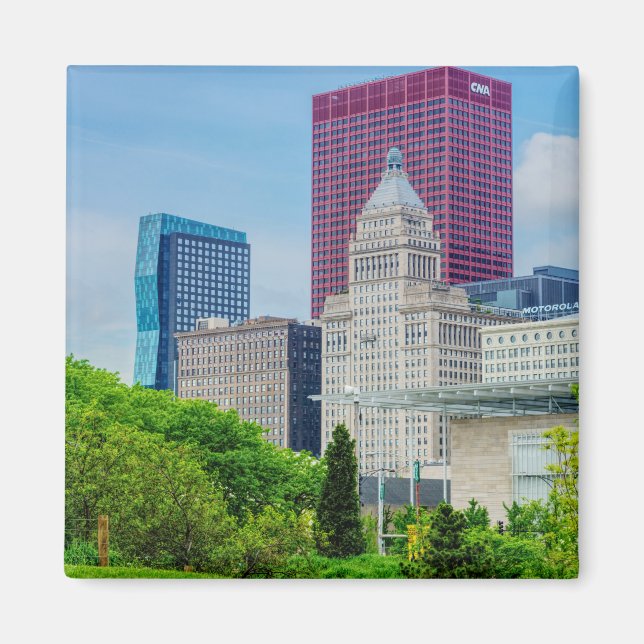 Buildings In Chicago Magnet (Vorne)