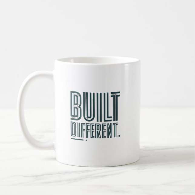 Built Different Statement Mug Kaffeetasse (Links)