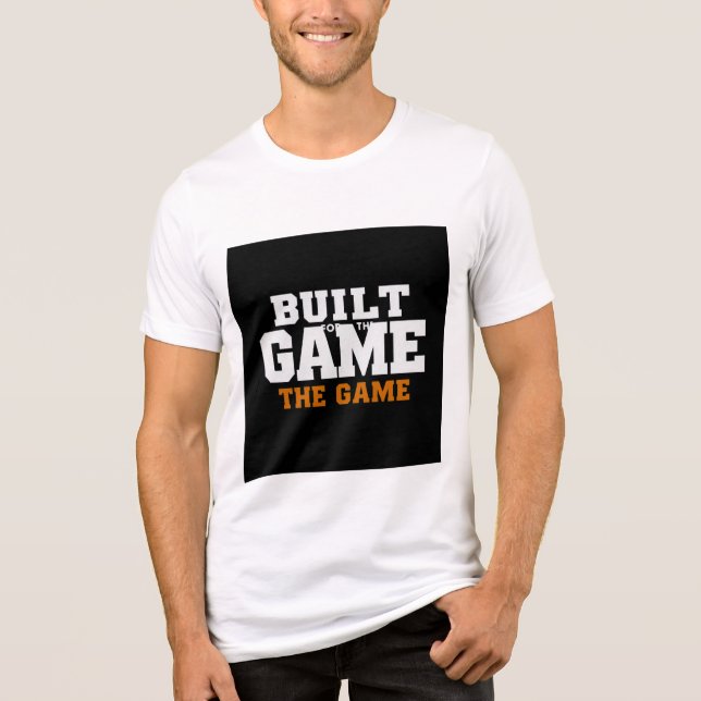 Built for the Game Bold Typography Tri-Blend Shirt (Vorderseite)