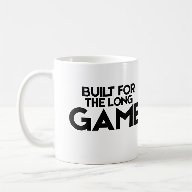 Built For The Long Game Classic Minimalist Mug Kaffeetasse (Links)