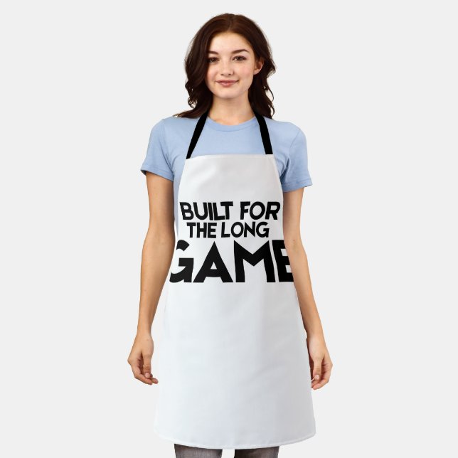 Built For The Long Game Minimalist Studio Apron Schürze (Getragen)
