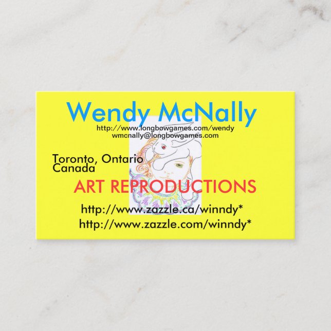 Buisiness Karten (Vorderseite)