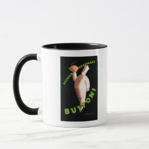 Buitoni Nudel-Werbeplakat Tasse
