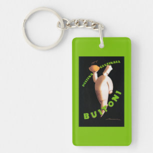 Buitoni-Pasta-Werbeplakat Schlüsselanhänger