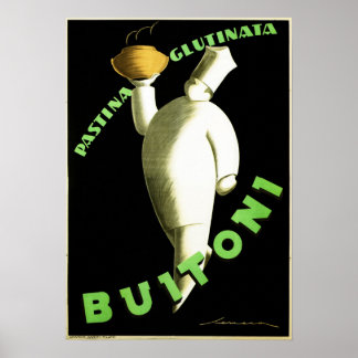 BUITONI PASTINATA GLUTINATA Pasta Federico Seneca Poster