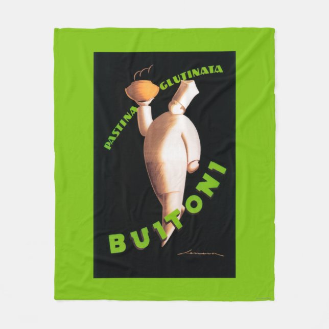 Buitoni Teigwaren-förderndes Plakat Fleecedecke (Vorderseite)