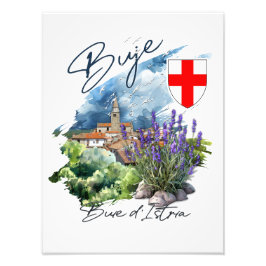 Buje Croatia Fotodruck