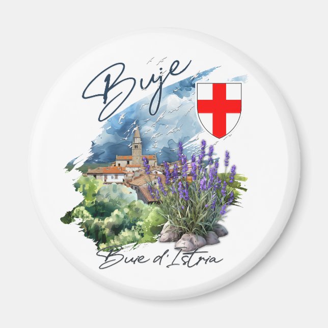 Buje Croatia Magnet (Vorne)