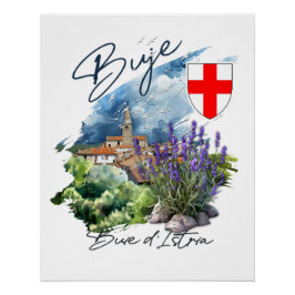 Buje Croatia Poster