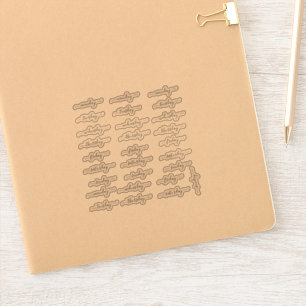 BuJo stickers jour petit - 4 semaines - transparen