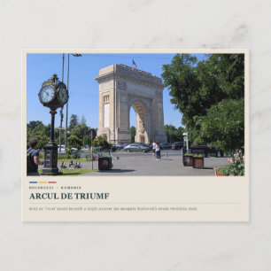 Bukarest Arcul de Triumf Postkarte