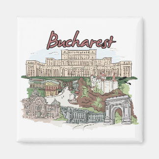 Bukarest - Rumänien.png Magnet
