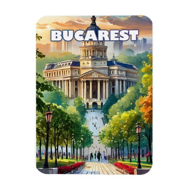 Bukarest zeigt seinen Charme Magnet (Vertikal)