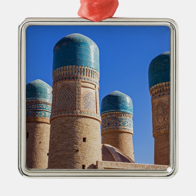 Bukhara, Usbekistan - Chor Minor Madrassah Ornament Aus Metall (Vorne)