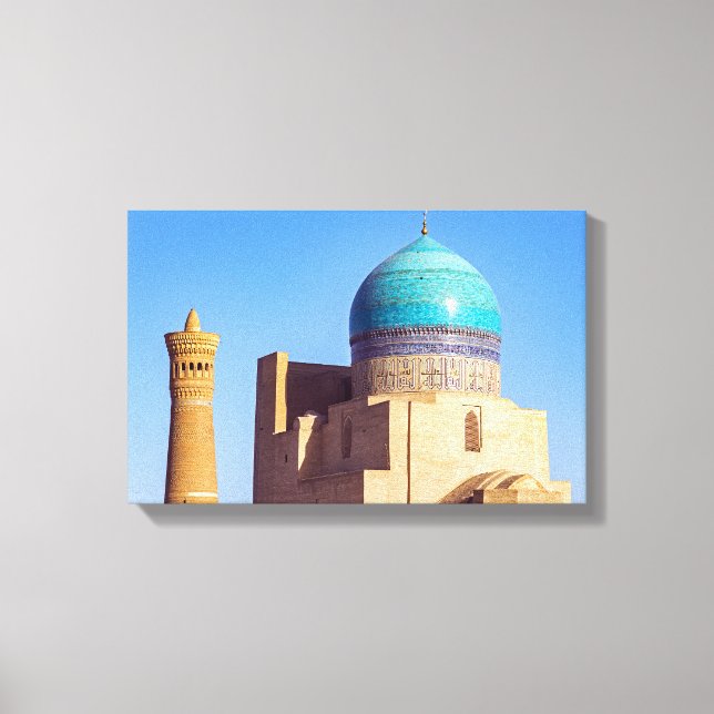Bukhara, Usbekistan - Kalyan-Moschee Leinwanddruck (Vorderseite)