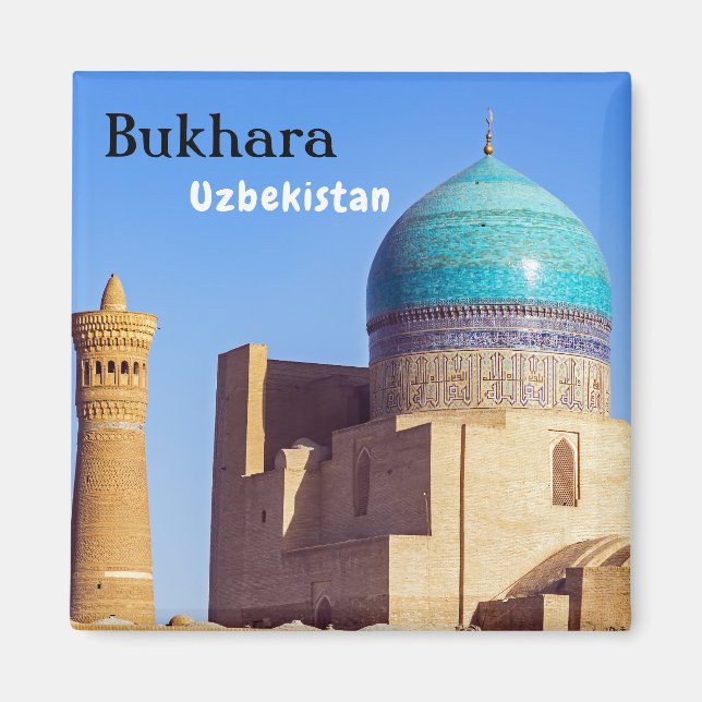 Bukhara, Usbekistan - Kalyan-Moschee Magnet (Vorne)