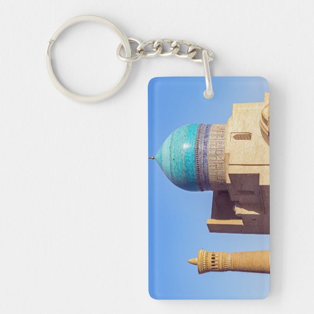 Bukhara, Usbekistan - Kalyan-Moschee Schlüsselanhänger (Vorderseite)