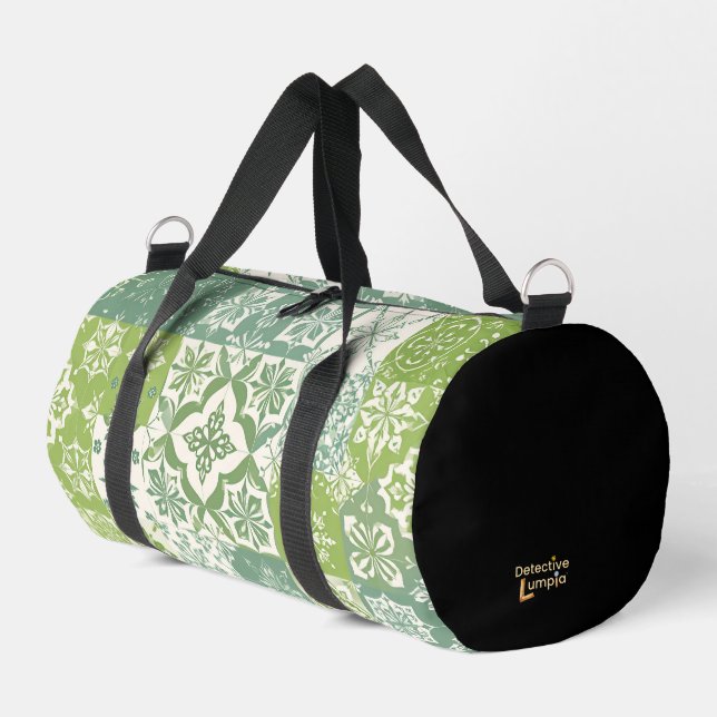 Buko Pandan Grün Klein Duffle Bag (Linke Seite)