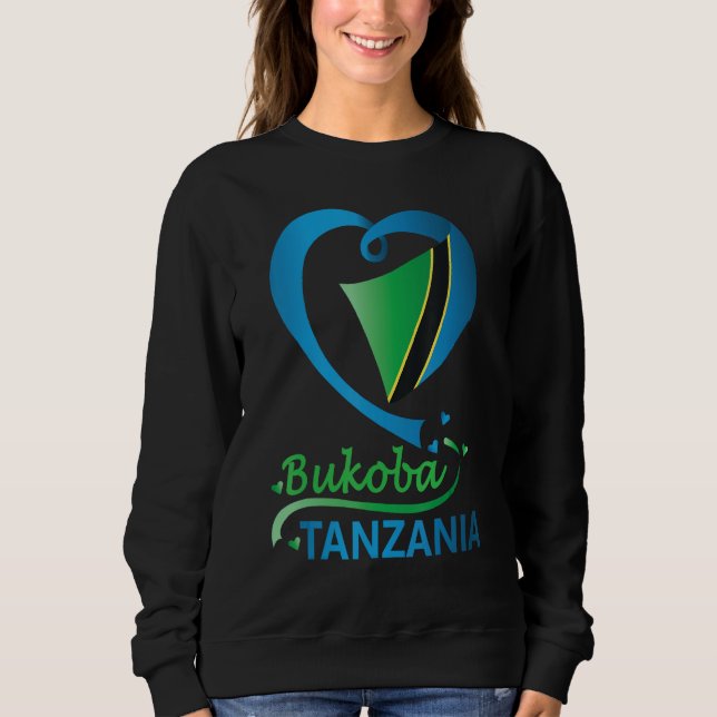 Bukoba Tanzania Flag Tanzanian Men Women Sweatshirt (Vorderseite)