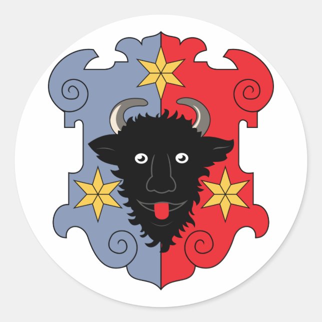 Bukovina, Österreich Runder Aufkleber (Vorderseite)