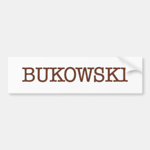 Bukowski Autoaufkleber