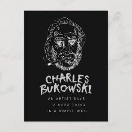 Bukowski Postkarte