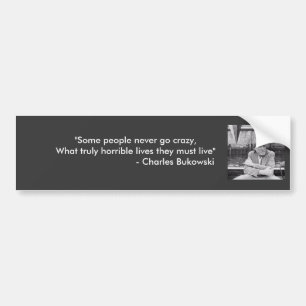 Bukowski Zitate Autoaufkleber