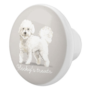 Buksi - Havanese, Maltesisch, Shih tzu, Bichon Lie Keramikknauf