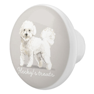 Buksi - Havanese, Maltesisch, Shih tzu, Bichon Lie Keramikknauf
