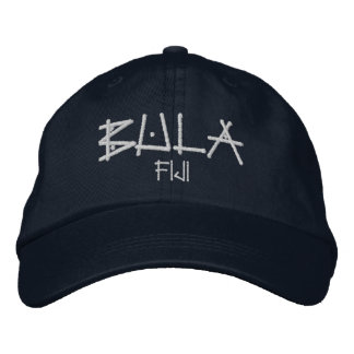 Bula Fiji Bestickte Baseballkappe