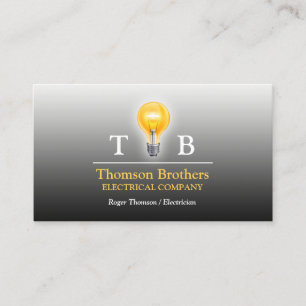 Bulb Business Card Visitenkarte