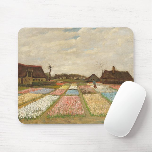 Bulb Fields | Vincent van Gogh Mousepad (Mit Mouse)