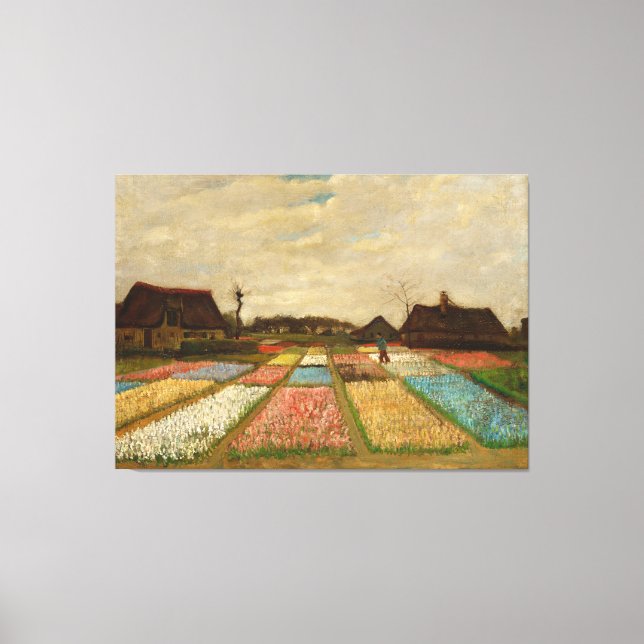 Bulb Fields von Vincent van Gogh (1883) Leinwanddruck (Vorderseite)