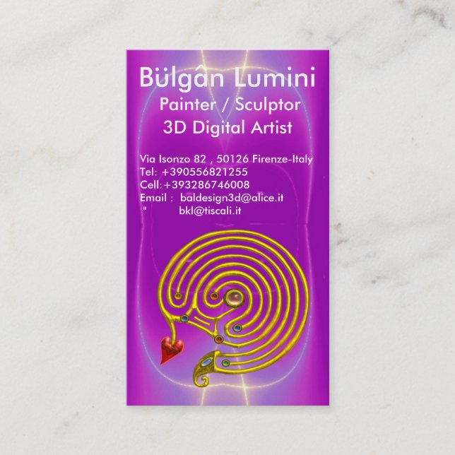 Bulgan Lumini Hyper Labirinth Proficard Visitenkarte (Vorderseite)