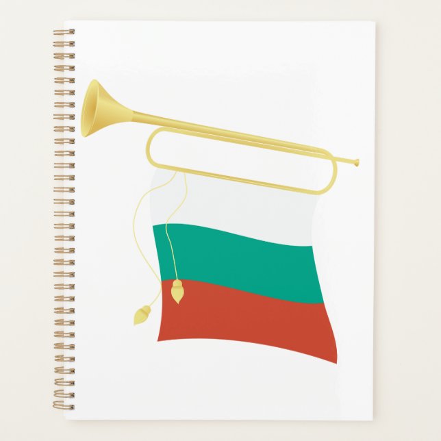 Bulgarian Flag and Bugle Planer (Vorderseite)