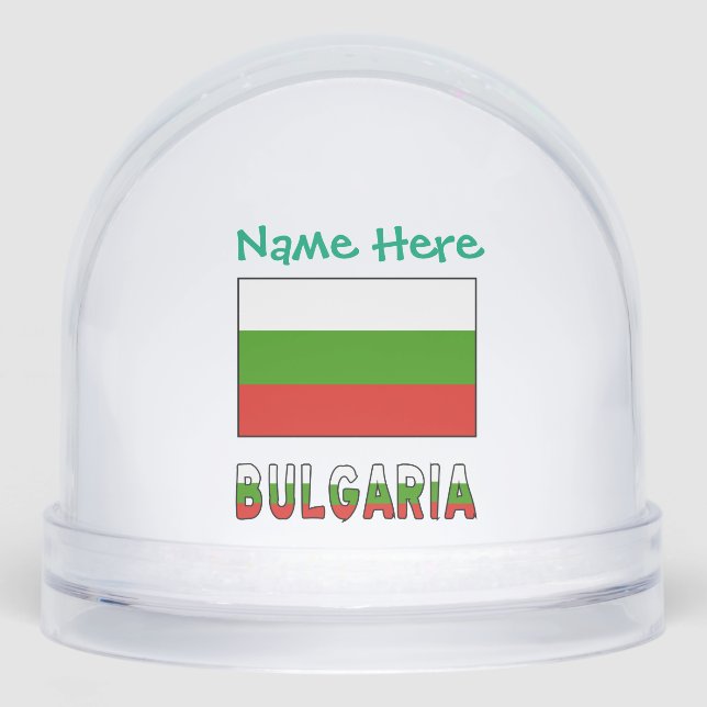 Bulgarie Drapeau bulgare Personnalisé (Avant)