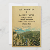 Bulgarie Faire-part de mariage bulgare