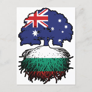 Bulgarien Australien Tree Roots Postkarte