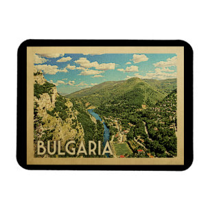 Bulgarien Deutschland Vintage Travel Magnet