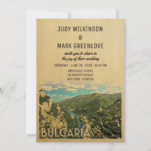 Bulgarien Einladung zur Hochzeit Bulgarisch