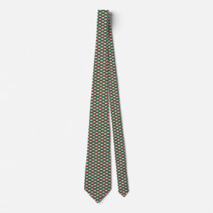 Bulgarien Flag Honeycomb-Krawatte Krawatte