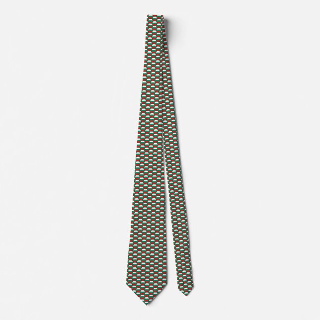 Bulgarien Flag Honeycomb-Krawatte Krawatte (Vorderseite)