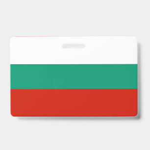Bulgarien-Flagge Ausweis